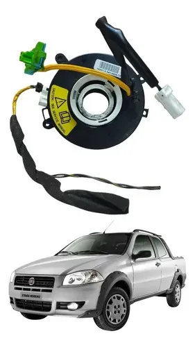 Hard Disc Cinta Fita Airbag Buzina Fiat Strada 2012 A 2020 Preto