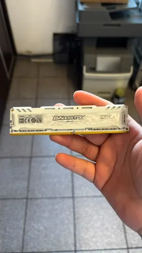 PENTE DE MEMÓRIA RAM 8GB BALLISTIX DDR4 2666MHZ