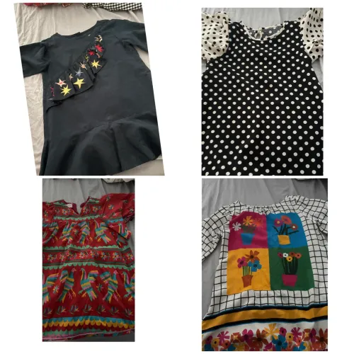 Lote com 8 vestidos TAM 04