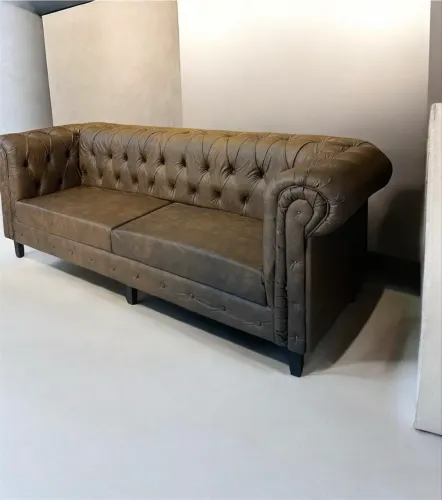 Sofá chesterfield em Corano