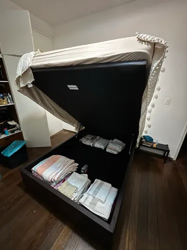 Base Baú Casal Ortobom (4 meses de uso)