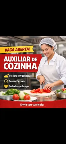Auxiliar de cozinha 