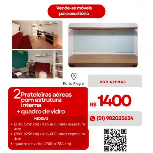Vendo móveis para escritório