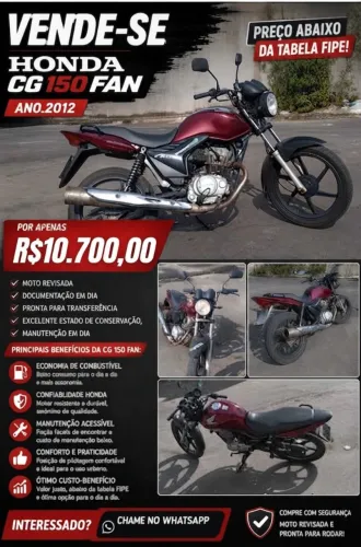 Honda CG 150 Fan ESD 2012