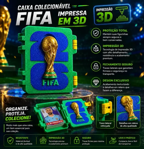 Porta figurinhas da Copa