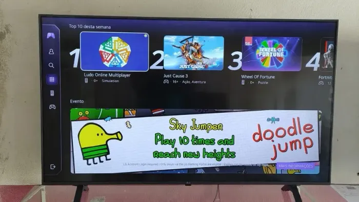 A TV GAMER MAIS VENDIDA EM 2026- SMART TV 50 GAMER LG + XBOX INTEGRADO