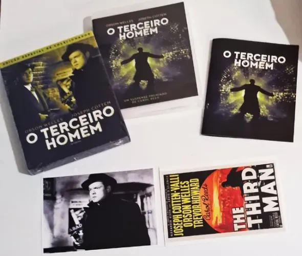 Blu-ray O Terceiro Homem - Carol Reed Clássico Seminovo com luva