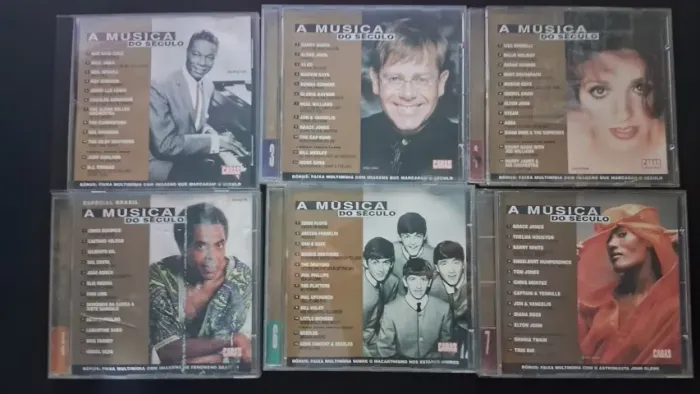 Conjunto CDs antigos "A música do século"