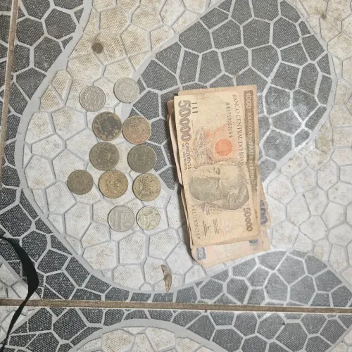 Células e moedas antigas