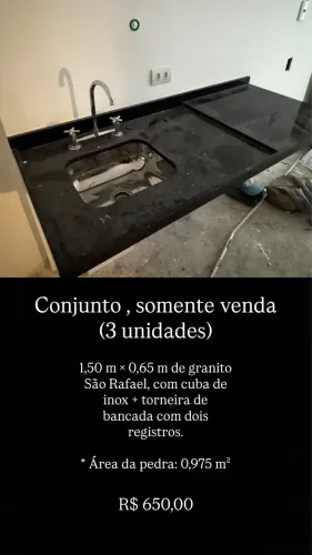 Granito / pia / torneira