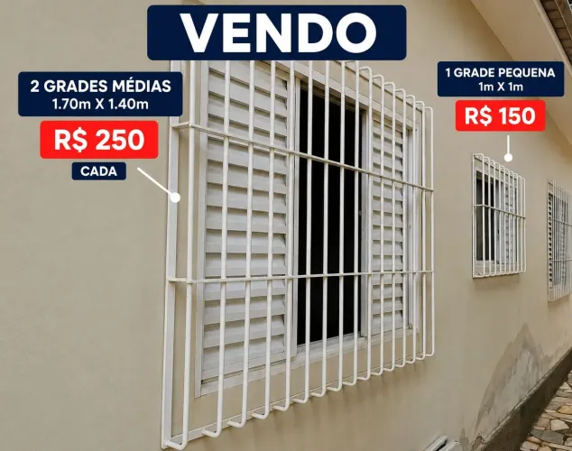 Grades para janela e porta.