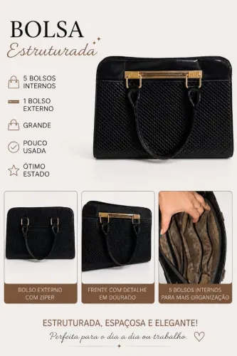 Bolsa estruturada grande