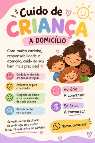 A melhor baba pra cuida do seu pequeno