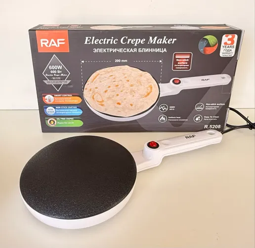 Panquequeira Elétrica Raf 220V branca Nova 