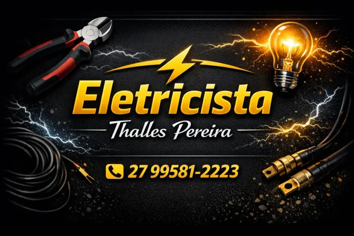 Eletricista industrial e residencial.