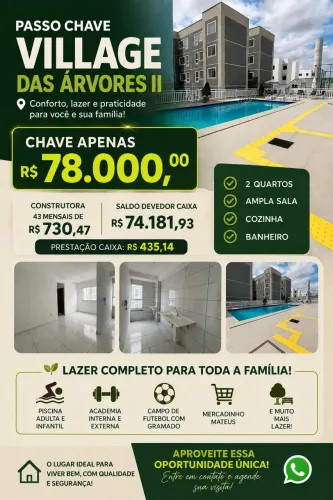 Vendo repasse de chave (GARDEN 1 e ÁRVORES 2)
