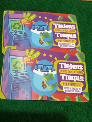 Tickets usado do Mogi-Shoping