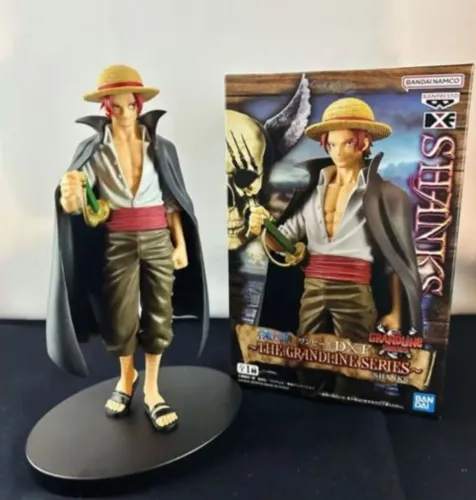 figura shanks one piece the grandline series banpresto novo lacrado comprado no japão
