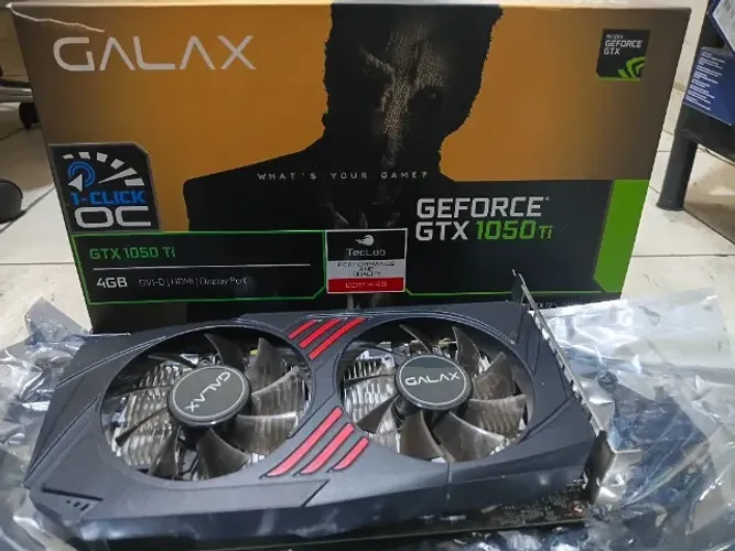 Placa de Video GTX 1050ti 4GB Galaxy Conservadissima Usada Embalagem Original UNICO DONO