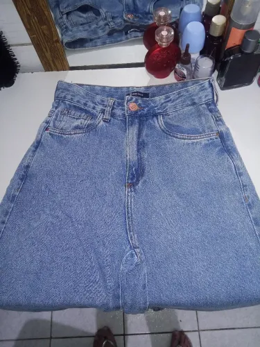 Calça wide leg