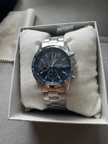 Seiko Cronógrafo Azul