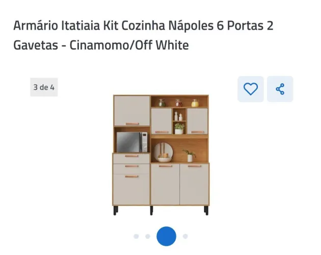 Vendo armário de cozinha novo 