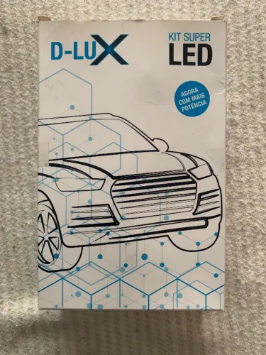 Kit D-Lux Lampadas Super Led H4 Farol Farois