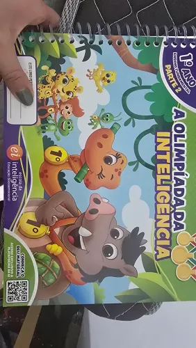 Escola da Inteligência - Livro " A Olimpíada da Inteligência " parte 1 e 2, - 1°ano do fun