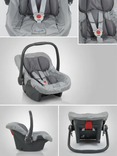 Cadeira Bebê Conforto Burigotto Touring Usada - Cor Cinza