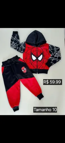 CONJUNTO HOMEM ARANHA 10