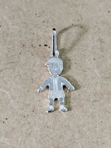 Pingente menino de Prata 990
