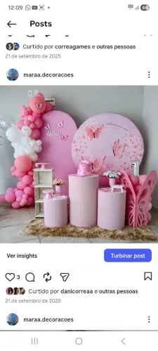 Decoração de festa