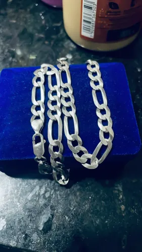 Cordão de prata 3x1, 52cm.