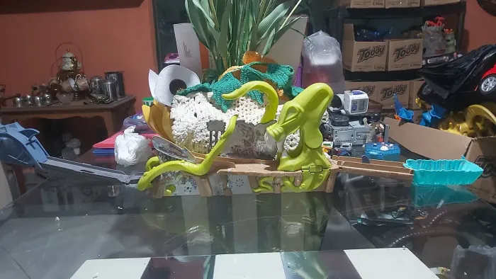 Pista Hotwheels Kraken Attack