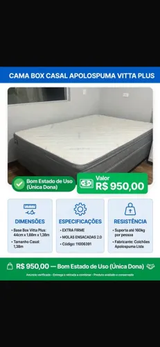 Cama Box Casal