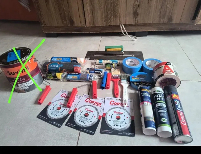 KIT PINTURA PROFISSIONAL MELHORES MARCAS 