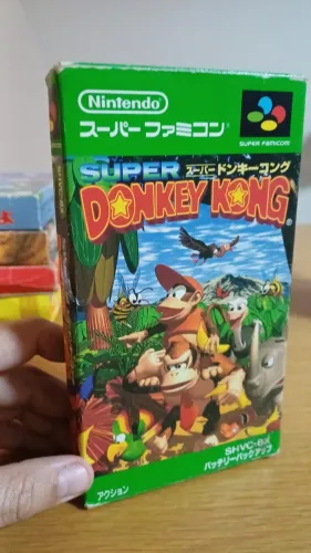 Donkey Kong - COMPLETO NA CAIXA (CIB) - 100% ORIGINAL - Jogo usado para Super Famicom