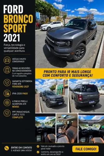 Ford Bronco Sport Wildtrak 2.0 TB 16V AWD AUT 2021