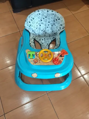 Andador Infantil Tutti Baby Safari II (Azul) - Higienizado e Excelente Estado