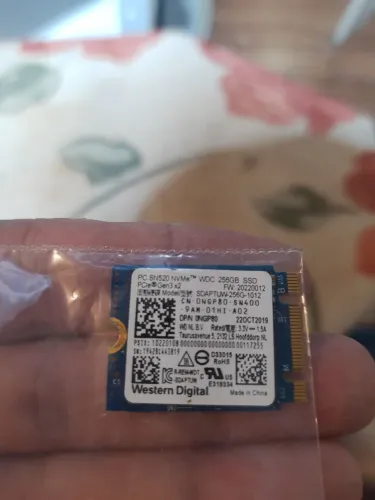 Ssd mnve western D 256 gb