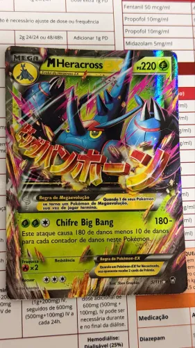 Carta Pokémon Mega Heracross EX 5/111 - Fuwaz/XY