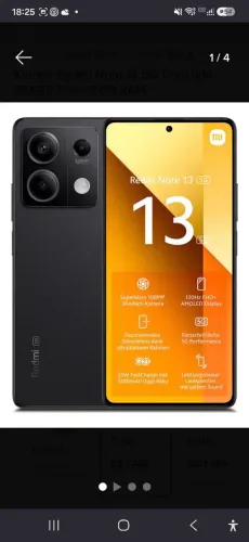 Xiaomi Redimi Note 13 5G Dual Sim 254GB Preto 8 GB Ram