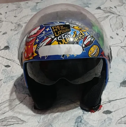  Capacete atomic universal azul 