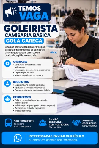 CONTRATAS-E GOLEIRISTA