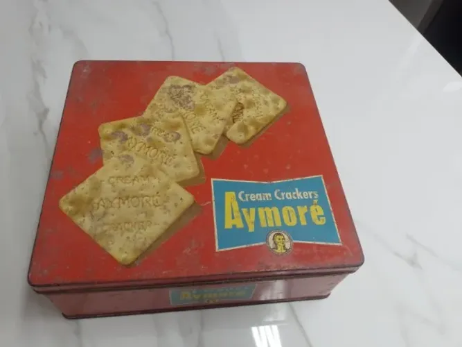Lata de biscoito Vintage ( 1950)