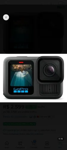 GoPro Hero 13 Black à prova d,água