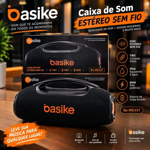 Caixa bluetooth basike preço promocional