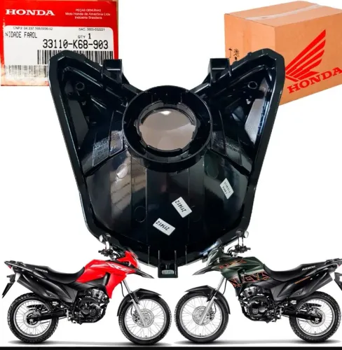 Bloco Optico Farol XRE190. 2020<br>2021 2022 2023 Original Honda