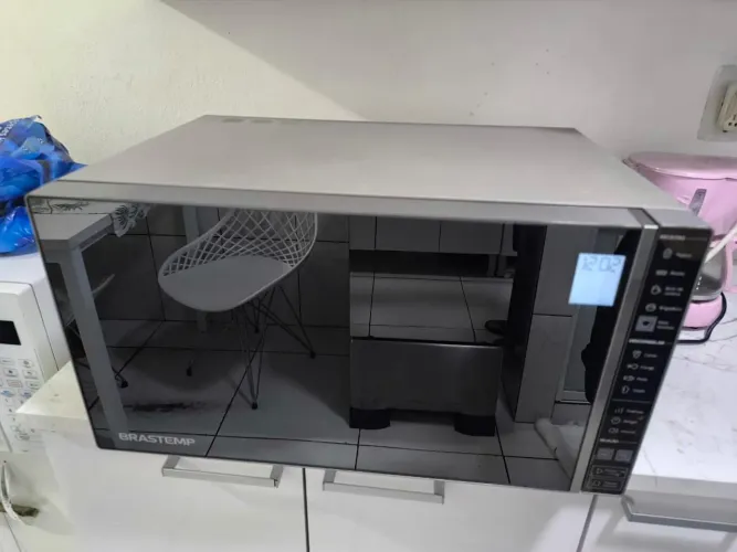 Microondas Brastemp 32 Litros Espelhado 
