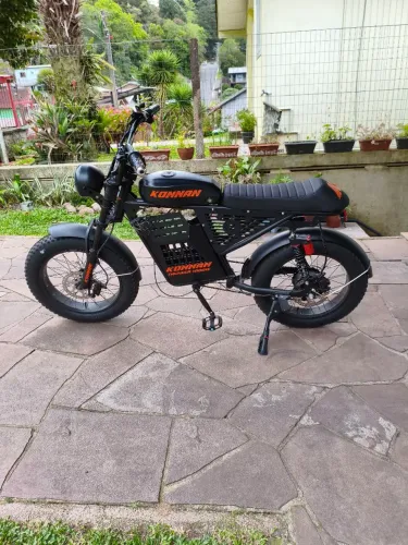 BICICLETA ELETRICA KONNAN THUNDER 1000W PRETA AUTOPROPELIDO